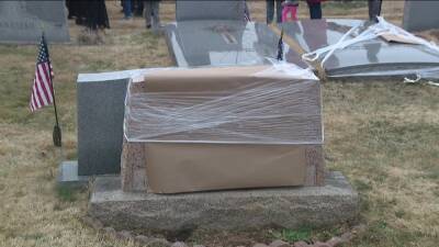 Gravestones vandalized with swastikas in 3 Montgomery County cemeteries - fox29.com - Usa - state Pennsylvania - county Montgomery - parish St. Mary - county Plymouth