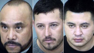 3 people accused of dealing drugs after meth, fake pills and weapons were found at Phoenix auto shop - fox29.com - Usa - India - city Phoenix