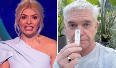 Holly Willoughby - Phillip Schofield - Stephen Mulhern - Phillip Schofield apologises to Dancing on Ice co-stars in emotional Covid battle update - express.co.uk