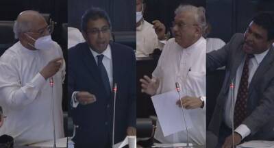 Dinesh Gunawardena - Harsha De-Silva - Parliament heats up over Finance Minister’s absence to address crises - newsfirst.lk - Sri Lanka