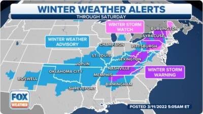 Winter storm will blast East Coast as powerful 'bomb cyclone' after bringing snow to Midwest, South - fox29.com - Canada - state Ohio - state Missouri - state Mississippi - county Atlantic - state Kansas - city Kansas City, state Missouri