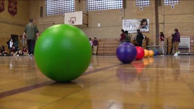 Save Our Streets: Camden County police officers play dodgeball with middle schoolers - fox29.com - county Camden
