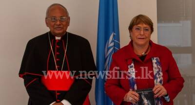 Malcolm Cardinal Ranjith - Cardinal meets UN Human Rights Chief in Geneva - newsfirst.lk - county Geneva