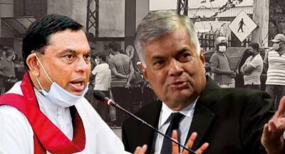 Ranil Wickremesinghe - Basil Rajapaksa - (VIDEO) Ranil & Basil clash over IMF report; Minister admits receiving draft report - newsfirst.lk - Sri Lanka