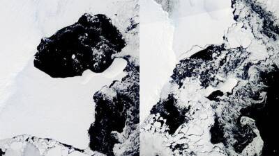 Satellite images show New York-sized ice shelf collapse in East Antarctica - fox29.com - New York - state Minnesota - Antarctica