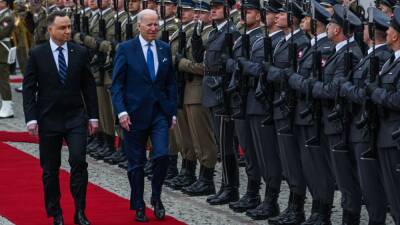 Joe Biden - Vladimir Putin - Biden reassures Poland of US allegiance on last day in Europe - fox29.com - Usa - Washington - Russia - Poland - Ukraine - city Warsaw, Poland