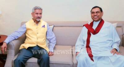 Basil Rajapaksa - S.Jaishankar - India’s Jaishankar meets Sri Lankan Finance Minister - newsfirst.lk - India - Sri Lanka