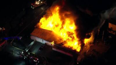 Levittown Lanes: Firefighters responding to massive fire at Bucks County bowling alley - fox29.com - state Pennsylvania - county Bucks - county Lane