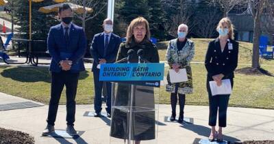 Christine Elliott - Kieran Moore - Ontario ‘staying the course’ on lifting COVID-19 mask mandate, health minister says - globalnews.ca
