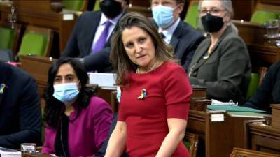 Chrystia Freeland - Candice Bergen - Liberals, Conservatives find solidarity with Ukraine in its fight against Russia - globalnews.ca - Russia - Ukraine