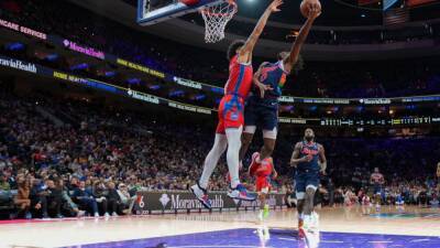 Mitchell Leff - Luka Garza - Joel Embiid - 76ers win without Embiid, Harden, earn No. 4 seed in East - fox29.com - county Wells - city Detroit - city Milwaukee - city Fargo, county Wells