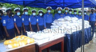 UPDATE: Street value of heroin & ICE seized now at Rs. 6.7 Bn - newsfirst.lk - Sri Lanka
