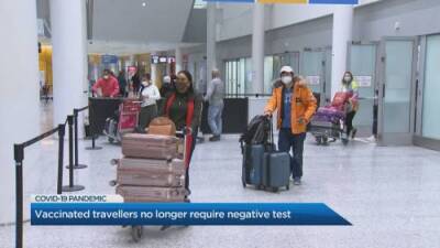 Vaccinated travelers no longer require a negative COVID test to enter Canada - globalnews.ca - Canada