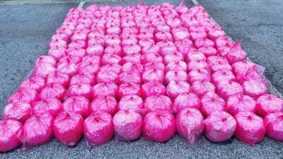 $35.2 million in meth seized by CBP officers from truck hauling strawberry purée - fox29.com - Washington - state Texas - Mexico