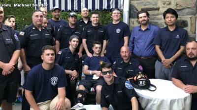 Lower Merion firefighter returns to lacrosse field after I-76 crash - fox29.com - county Cherokee