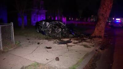 West Philadelphia - 1 person in critical condition after car crashes into tree in West Philadelphia, police say - fox29.com