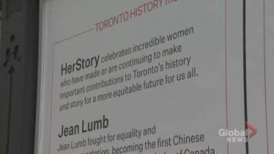 Vacant storefronts display trailblazing women in Toronto - globalnews.ca
