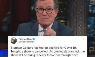 Stephen Colbert - Stephen Colbert cancels upcoming tapings of The Late Show due to 'recurrence' of COVID-19 - dailymail.co.uk