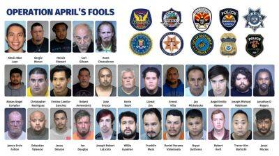 Williams - 'Operation April's Fools': Arizona authorities arrest 29 men in undercover child sex crimes sting - fox29.com - state Arizona - city Phoenix