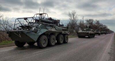 Ukrainian forces destroy parts of Russian armored column crossing river - globalnews.ca - Russia - city Moscow - Ukraine