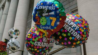 Popular graduation balloons festive but dangerous if released, energy companies warn - fox29.com - Washington - city Washington, area District Of Columbia - area District Of Columbia - state Missouri - state Kansas