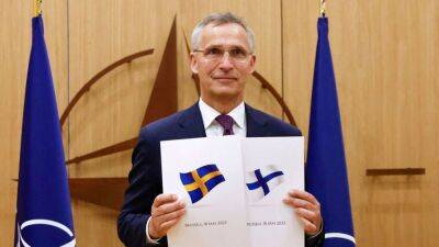 Jens Stoltenberg - Finland, Sweden apply to join NATO amid Russia's war on Ukraine - fox29.com - city Brussels - Russia - Finland - Sweden - Ukraine