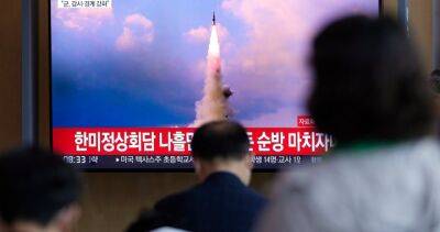 Joe Biden - Kim Jong - North Korea launches series of missiles, including ICBM, soon after Biden departs Asia - globalnews.ca - South Korea - Usa - city Seoul - North Korea - city Pyongyang