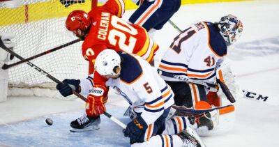 Hockey world divided over Blake Coleman call in Edmonton Oilers victory over Flames - globalnews.ca