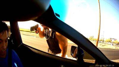 Arizona road rage suspect with gun caught on dash cam, banging on victim's window - fox29.com - state Arizona