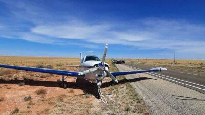 Plane makes emergency landing on New Mexico highway - fox29.com - state New Mexico