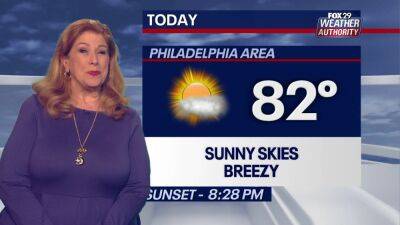 Sue Serio - Shaynah Ferreira - Weather Authority: Sunny skies emerge after severe weather moves through the Delaware Valley Thursday - fox29.com - state New Jersey - state Delaware - county Cherry