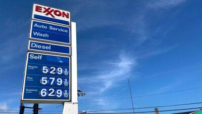 Gas prices hit $5 nationwide for first time in over 2 decades - fox29.com - Usa - state California - Russia - Ukraine