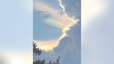Florida woman spots 'fire rainbow' in sky - fox29.com - state Florida