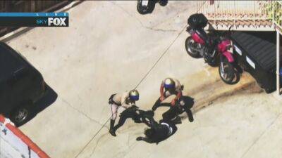 Police chase: Motorcyclist who led authorities on 2-county pursuit taken into custody - fox29.com - Los Angeles - state California - county Orange - city Los Angeles - county Los Angeles - county Carson