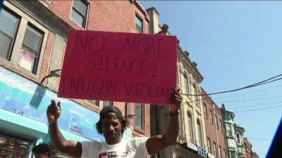 Youth march to end gun violence gathers at site of South Street shooting - fox29.com - state Virginia - city Philadelphia - county Hall