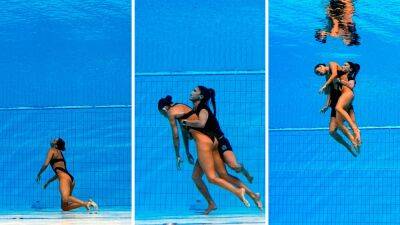 Swimmer Anita Alvarez pulled from bottom of pool by coach in dramatic rescue - fox29.com - Usa - Hungary