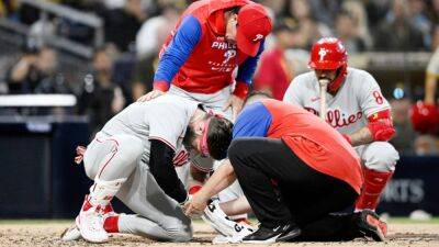 Philadelphia Phillies - Bryce Harper - Blake Snell - Phillies Bryce Harper on injured list with broken thumb, no date for return - fox29.com - state California - county Park - county San Diego