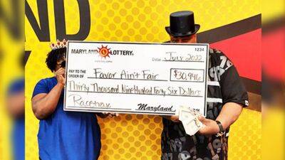 Woman wins another 30 grand playing same lottery numbers - fox29.com - state Maryland