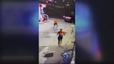 Vehicle carjacked while 3 young children wait for mother outside Detroit gas station - fox29.com - city Detroit