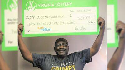 Virginia man wins $250K lottery prize with numbers he saw in dream - fox29.com - state Virginia - state South Carolina