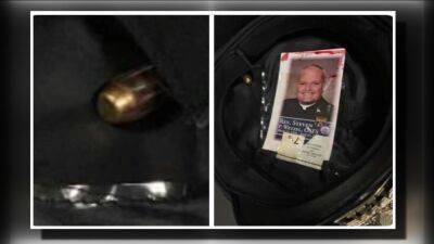 Spring Garden - Philadelphia July 4th shooting: Police chaplain funeral card found with bullet lodged in officer's hat - fox29.com - city Philadelphia