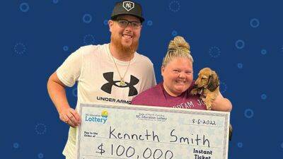 North Carolina man wins lottery while celebrating wedding anniversary - fox29.com - state North Carolina - county Smith