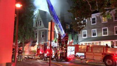 Firefighters battling two-alarm blaze in Chestnut Hill - fox29.com - city Germantown