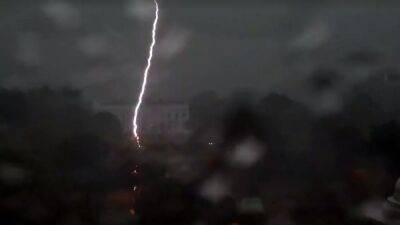 Video captures lightning strike near White House that injured 4 - fox29.com - Washington - state Pennsylvania - county Park - county Lafayette