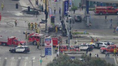 Los Angeles driver speeding through intersection kills 5, including pregnant woman, in fiery crash - fox29.com - Los Angeles - state California - city Los Angeles, state California - county Windsor