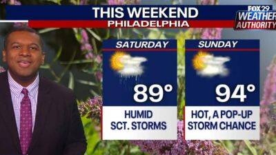 Scott Williams - Williams - Weather Authority: Heat advisory in effect for hot, humid weekend with chance of pop-up showers - fox29.com