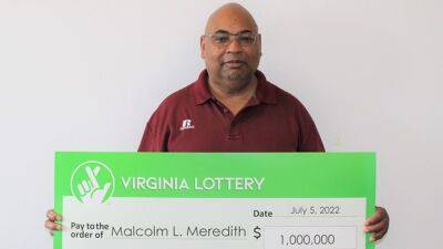 Virginia man wins $1M in Mega Millions lottery after thinking he lost - fox29.com - state Virginia
