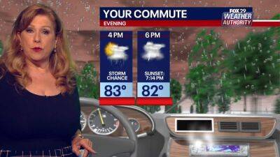 Sue Serio - Weather Authority: Delaware Valley to see humid Monday with severe storms in the afternoon - fox29.com - state Delaware - county Atlantic - county Valley