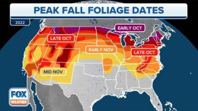 When you will see the peak of the 2022 fall foliage season - fox29.com - state Minnesota - state Vermont - state Michigan