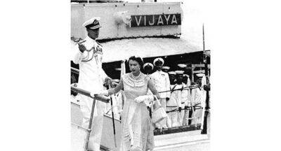 Elizabeth Ii II (Ii) - Elizabeth Ii - duke Philip - Colombo Harbour - Sri Lanka Navy mourns passing of Her Majesty Queen Elizabeth II - newsfirst.lk - Sri Lanka - Britain - county Quay
